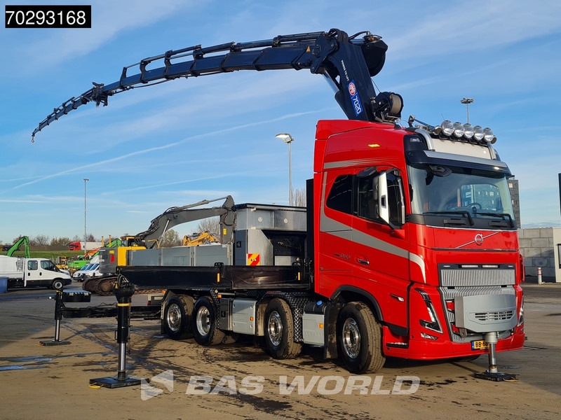 Volvo FH16 650 FH16 8X2 Tractorhead HMF 7020K-RCS Crane + Fly-Jib Lift+Steering Axle Navi ACC - Dragbil: bild 3 Volvo FH16 650 FH16 8X2 Tractorhead HMF 7020K-RCS Crane + Fly-Jib Lift+Steering Axle Navi ACC - Dragbil: bild 3
