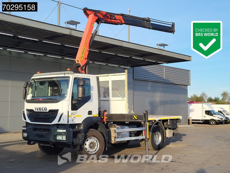 Iveco Stralis 310 4X2 Palfinger PK14002 EH Kran Crane Remote control Big-Axle Euro 6 - Flakbil, Kranbil: bild 1 Iveco Stralis 310 4X2 Palfinger PK14002 EH Kran Crane Remote control Big-Axle Euro 6 - Flakbil, Kranbil: bild 1