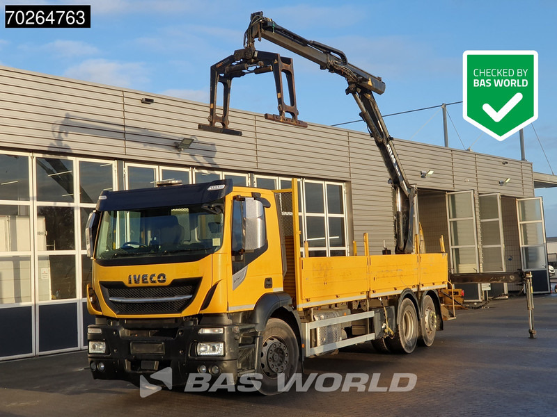 Iveco Stralis 310 6X2 RHD! Atlas 135.2VE-A11 Crane Lift-Lenkachse ACC Euro 6 - Flakbil, Kranbil: bild 1 Iveco Stralis 310 6X2 RHD! Atlas 135.2VE-A11 Crane Lift-Lenkachse ACC Euro 6 - Flakbil, Kranbil: bild 1