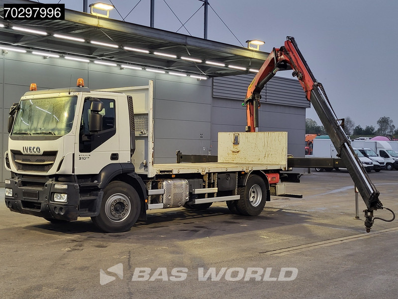 Iveco Stralis 310 Stralis 4X2 Palfinger PK 14002-EH Crane Steelsuspension Automatic Euro 6 - Flakbil, Kranbil: bild 5 Iveco Stralis 310 Stralis 4X2 Palfinger PK 14002-EH Crane Steelsuspension Automatic Euro 6 - Flakbil, Kranbil: bild 5