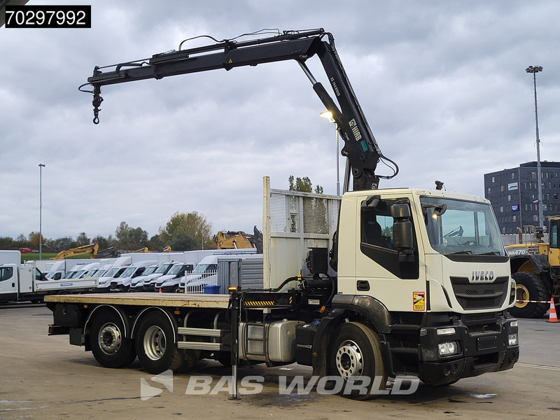 Iveco Stralis 310 Stralis 6X2 HIAB 144 BS-2 Crane Kran Lift+Steering-Axle Manual Euro 5 - Flakbil, Kranbil: bild 3 Iveco Stralis 310 Stralis 6X2 HIAB 144 BS-2 Crane Kran Lift+Steering-Axle Manual Euro 5 - Flakbil, Kranbil: bild 3