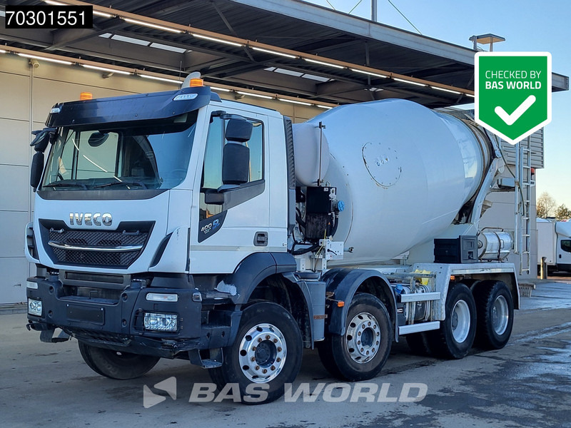 Iveco Stralis 400 8X4 9m3 Stetter mixer Steelsuspension Big-Axle Automatic Euro 6 - Betongbil: bild 1 Iveco Stralis 400 8X4 9m3 Stetter mixer Steelsuspension Big-Axle Automatic Euro 6 - Betongbil: bild 1