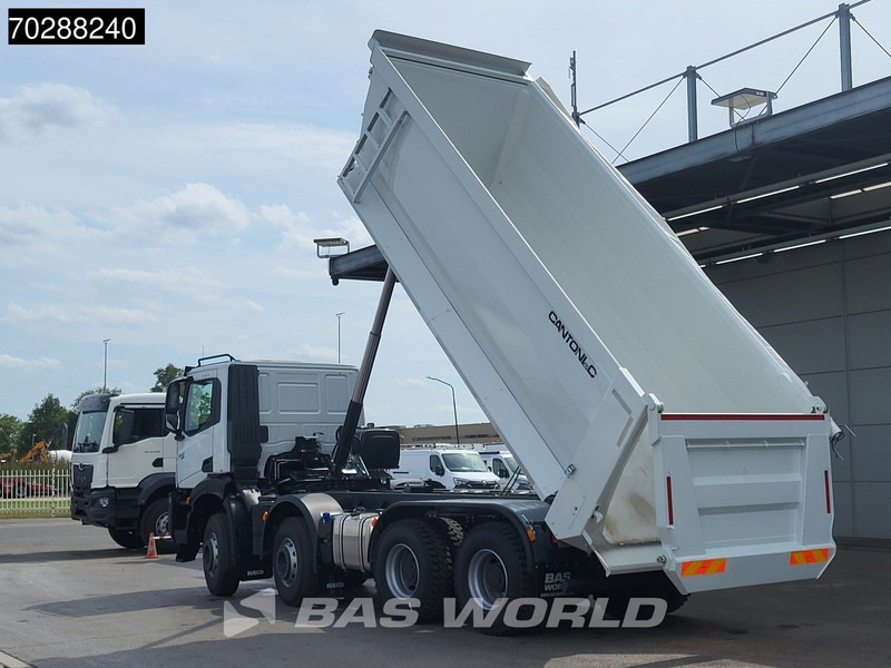 Iveco T-WAY 450 8X4 New! 20m3 Cantoni Tipper Steelsuspension Big-Axle Automatic Euro 6 - Tippbil lastbil: bild 3 Iveco T-WAY 450 8X4 New! 20m3 Cantoni Tipper Steelsuspension Big-Axle Automatic Euro 6 - Tippbil lastbil: bild 3