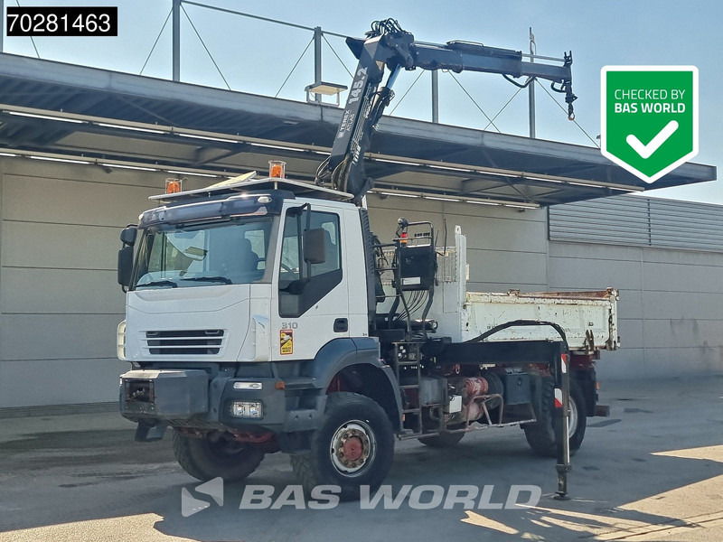 Iveco Trakker 310 4X4 Atlas 145.2-A2 Kran Crane 4x4 Big axle 6m3 3 sided tipper Euro 4 - Tippbil lastbil, Kranbil: bild 1 Iveco Trakker 310 4X4 Atlas 145.2-A2 Kran Crane 4x4 Big axle 6m3 3 sided tipper Euro 4 - Tippbil lastbil, Kranbil: bild 1