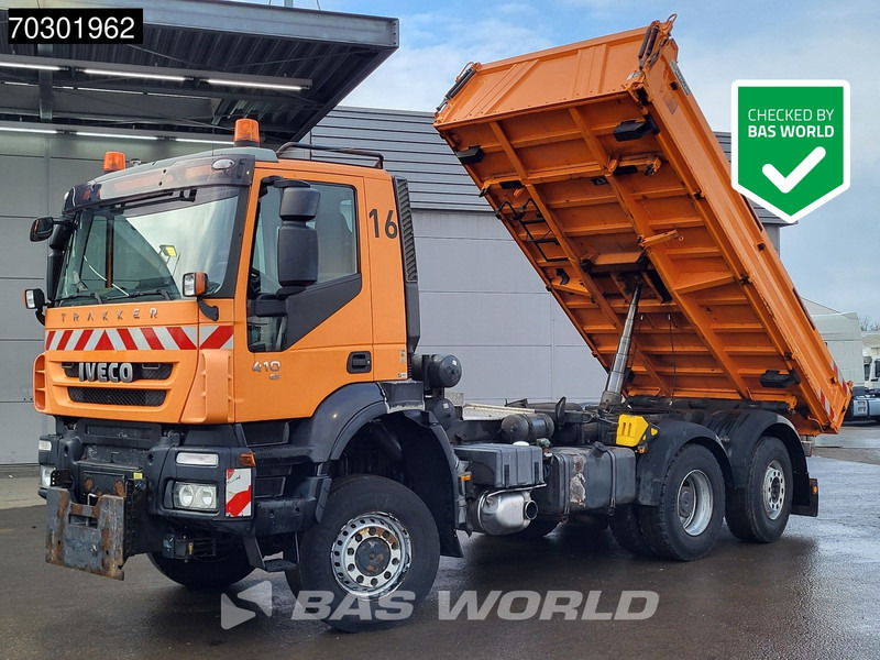 Iveco Trakker 410 6X4 5m3 Meiller 3-way tipper Lift+Steering axle Big-Axle Euro 5 - Tippbil lastbil: bild 1 Iveco Trakker 410 6X4 5m3 Meiller 3-way tipper Lift+Steering axle Big-Axle Euro 5 - Tippbil lastbil: bild 1
