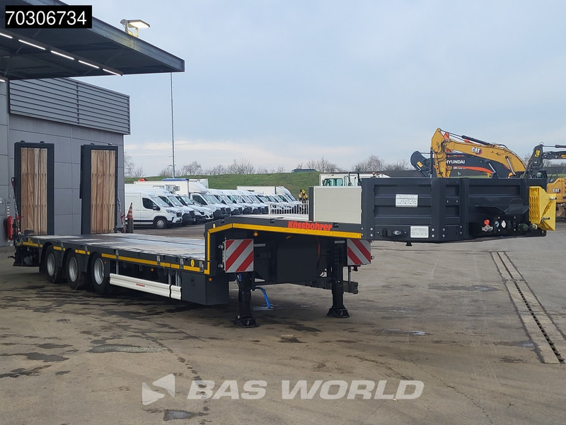 Ny Låg lastare semitrailer Kässbohrer LB3E NEW Steering+Lift Axle Extendable Ramps: bild 9