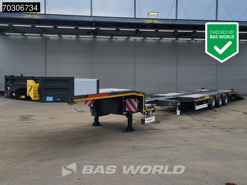 Kässbohrer LB3E NEW Steering+Lift Axle Extendable Ramps - Låg lastare semitrailer: bild 1 Kässbohrer LB3E NEW Steering+Lift Axle Extendable Ramps - Låg lastare semitrailer: bild 1