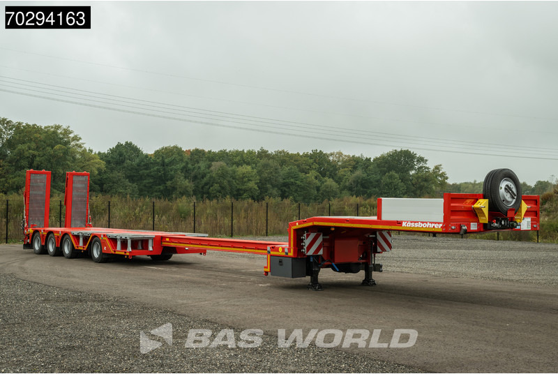 Kässbohrer LB4E 4 axles Hydr. Ramps 620cm-Extendable Lift+ 2x Steering Axle - Låg lastare semitrailer: bild 5 Kässbohrer LB4E 4 axles Hydr. Ramps 620cm-Extendable Lift+ 2x Steering Axle - Låg lastare semitrailer: bild 5