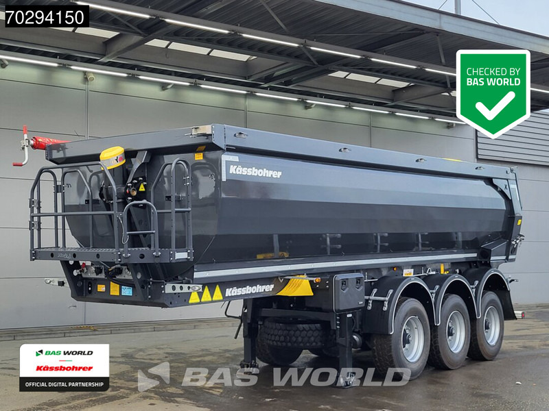 Kässbohrer XS 3 axles NEW 2x Liftaxles 24m3 Steel Tipper - Tippbil semitrailer: bild 1 Kässbohrer XS 3 axles NEW 2x Liftaxles 24m3 Steel Tipper - Tippbil semitrailer: bild 1