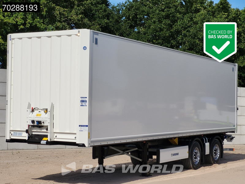 Krone SZ City NEW Lift+Lenkachse Tail Lift - Skåp semitrailer: bild 1 Krone SZ City NEW Lift+Lenkachse Tail Lift - Skåp semitrailer: bild 1