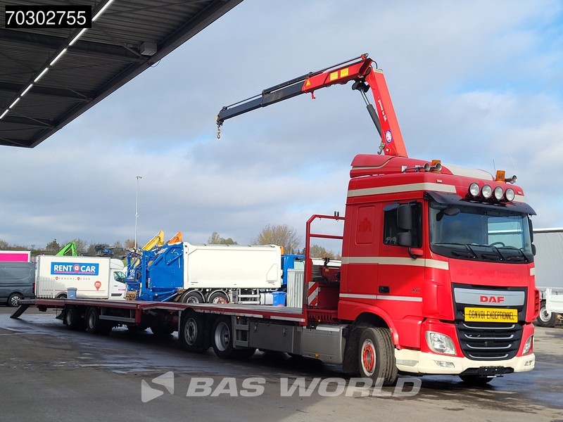 DAF XF 440 XF 6X2 NL-Truck Transporter APK HMF 900-K2 crane Winch Lift-Lenkachse Euro 6 - Lastbil, Kranbil: bild 2 DAF XF 440 XF 6X2 NL-Truck Transporter APK HMF 900-K2 crane Winch Lift-Lenkachse Euro 6 - Lastbil, Kranbil: bild 2