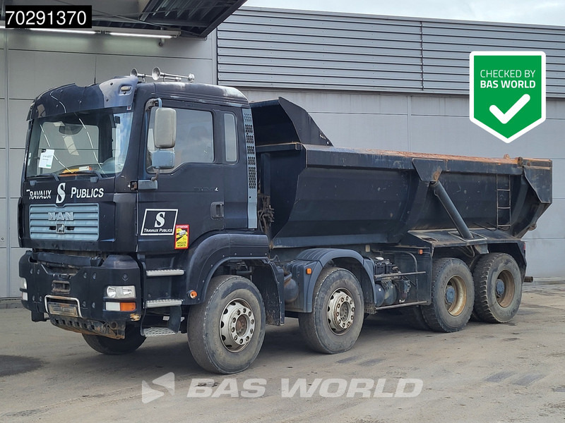 MAN TGA 35.480 8X4 BROKEN ENGINE! 16m3 tipper Steel suspension Manual Retarder Euro 2 - Tippbil lastbil: bild 2 MAN TGA 35.480 8X4 BROKEN ENGINE! 16m3 tipper Steel suspension Manual Retarder Euro 2 - Tippbil lastbil: bild 2