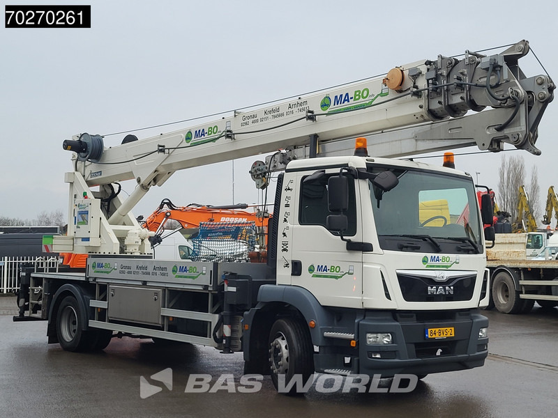 Kranbil MAN TGM 18.250 4X2 44mtrs Böcker AK44/4000 Telescopic crane Manual Euro 6: bild 17