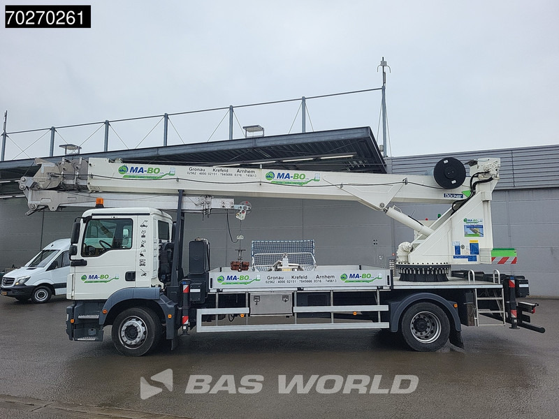 Kranbil MAN TGM 18.250 4X2 44mtrs Böcker AK44/4000 Telescopic crane Manual Euro 6: bild 11