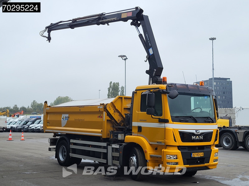 MAN TGM 18.250 TGM 4X2 NL-Truck 10m3 HSW Tipper 13Ton HMF 1300-K2 Crane Automatic Euro 6 - Tippbil lastbil, Kranbil: bild 3 MAN TGM 18.250 TGM 4X2 NL-Truck 10m3 HSW Tipper 13Ton HMF 1300-K2 Crane Automatic Euro 6 - Tippbil lastbil, Kranbil: bild 3