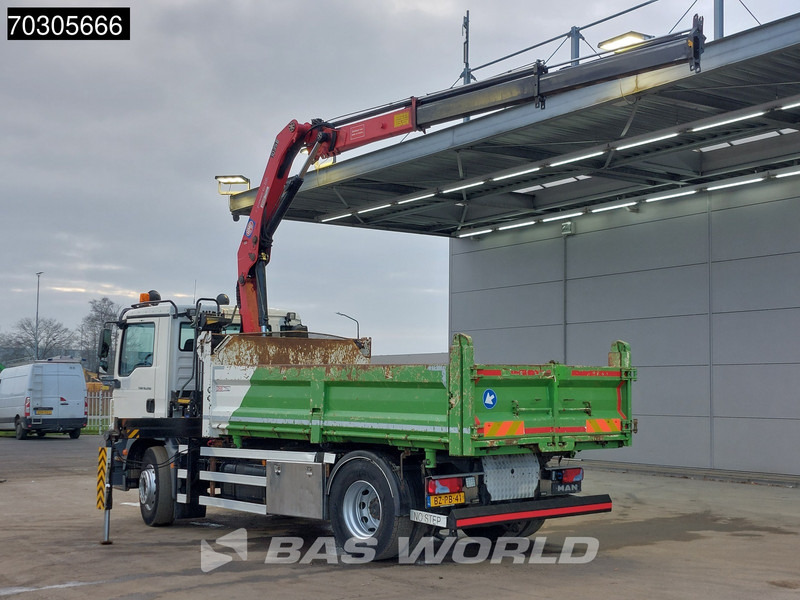 MAN TGM 18.290 4X2 HMF1035-K2 Crane Kran 6m3 3-side tipper Automatic Euro 5 - Tippbil lastbil, Kranbil: bild 2 MAN TGM 18.290 4X2 HMF1035-K2 Crane Kran 6m3 3-side tipper Automatic Euro 5 - Tippbil lastbil, Kranbil: bild 2