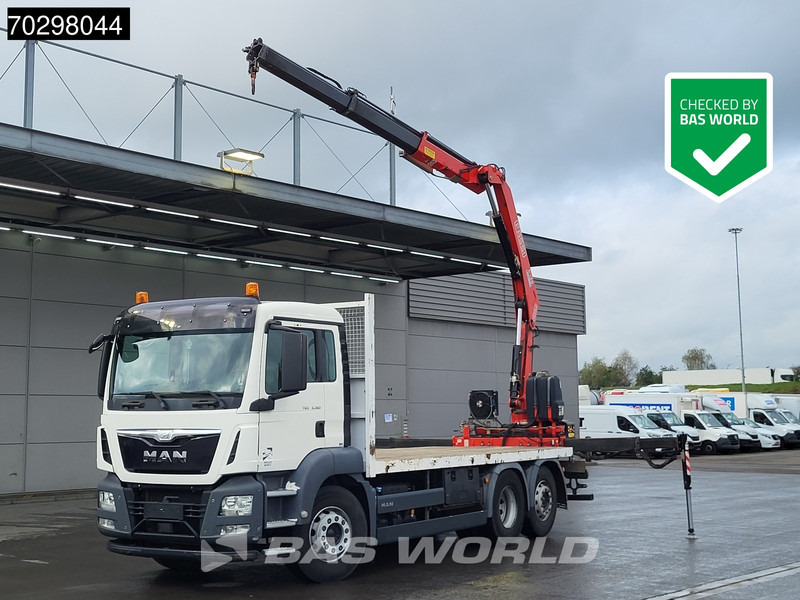 MAN TGS 26.360 6X2 Fassi F135A.0.22 Lift-Axle Euro 6 - Flakbil, Kranbil: bild 1 MAN TGS 26.360 6X2 Fassi F135A.0.22 Lift-Axle Euro 6 - Flakbil, Kranbil: bild 1