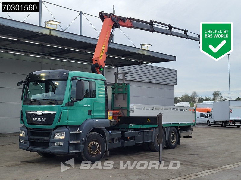 MAN TGS 26.400 6X2 Palfinger PK23001 EH Crane Kran Remote Retarder Euro 6 - Flakbil, Kranbil: bild 1 MAN TGS 26.400 6X2 Palfinger PK23001 EH Crane Kran Remote Retarder Euro 6 - Flakbil, Kranbil: bild 1