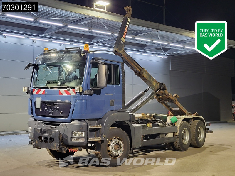 MAN TGS 26.400 6X4 Hiab XR21S56 Containersystem Automatic Euro 5 - Lastväxlare lastbil: bild 1 MAN TGS 26.400 6X4 Hiab XR21S56 Containersystem Automatic Euro 5 - Lastväxlare lastbil: bild 1