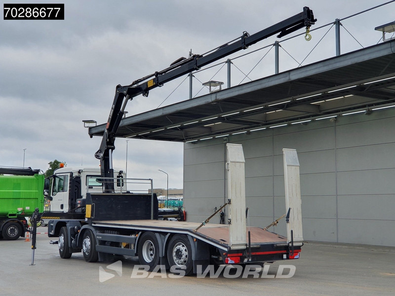 MAN TGS 35.360 8X2 HIAB X-Hiduo 158 BS-3 Crane Lift+lenkasche Machine transporter Euro 6 - Biltransportbil lastbil, Kranbil: bild 2 MAN TGS 35.360 8X2 HIAB X-Hiduo 158 BS-3 Crane Lift+lenkasche Machine transporter Euro 6 - Biltransportbil lastbil, Kranbil: bild 2