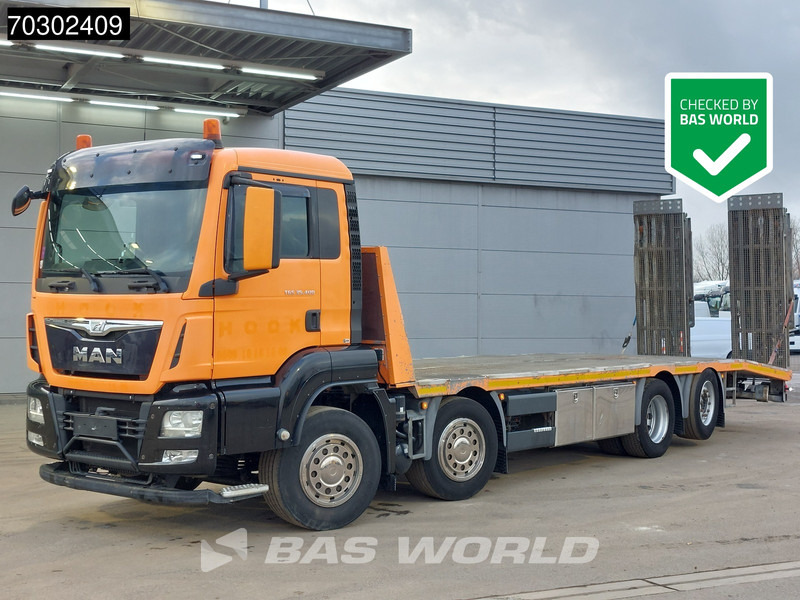 MAN TGS 35.400 8X2 Machine transporter Hydraulic Ramps Winch Lift+Steering Axle Euro 6 - Biltransportbil lastbil: bild 1 MAN TGS 35.400 8X2 Machine transporter Hydraulic Ramps Winch Lift+Steering Axle Euro 6 - Biltransportbil lastbil: bild 1