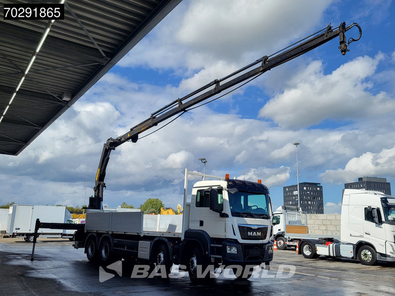 MAN TGS 35.400 8X4 Palfinger PK23002 SH Kran Crane Big-Axle Euro 6 - Flakbil, Kranbil: bild 3 MAN TGS 35.400 8X4 Palfinger PK23002 SH Kran Crane Big-Axle Euro 6 - Flakbil, Kranbil: bild 3
