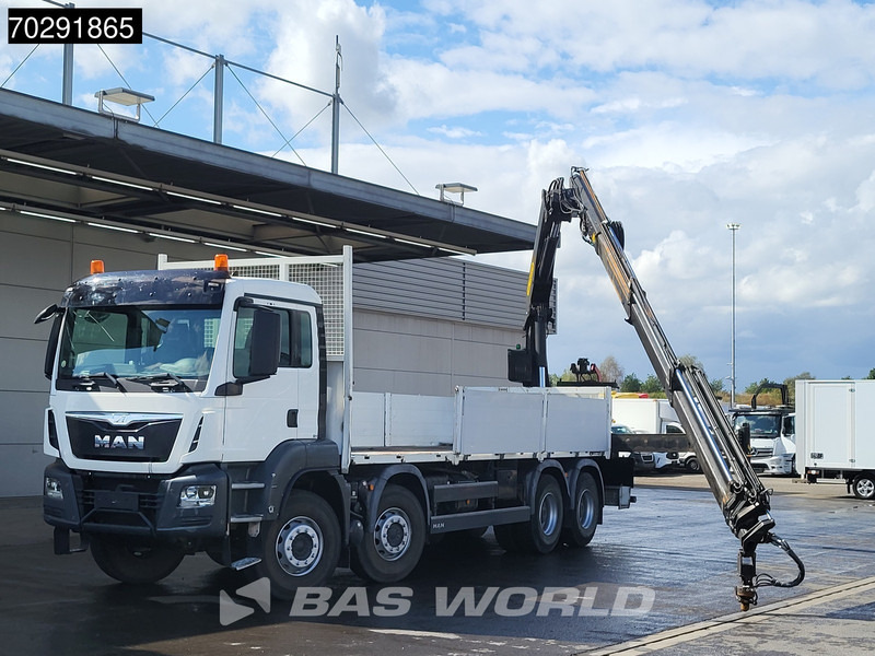 MAN TGS 35.400 8X4 Palfinger PK23002 SH Kran Crane Big-Axle Euro 6 - Flakbil, Kranbil: bild 5 MAN TGS 35.400 8X4 Palfinger PK23002 SH Kran Crane Big-Axle Euro 6 - Flakbil, Kranbil: bild 5