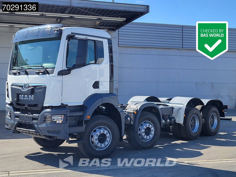 MAN TGS 41.400 8X4 New! Steelsuspension Big-Axle Manual Euro 2 - Chassi lastbil: bild 1 MAN TGS 41.400 8X4 New! Steelsuspension Big-Axle Manual Euro 2 - Chassi lastbil: bild 1