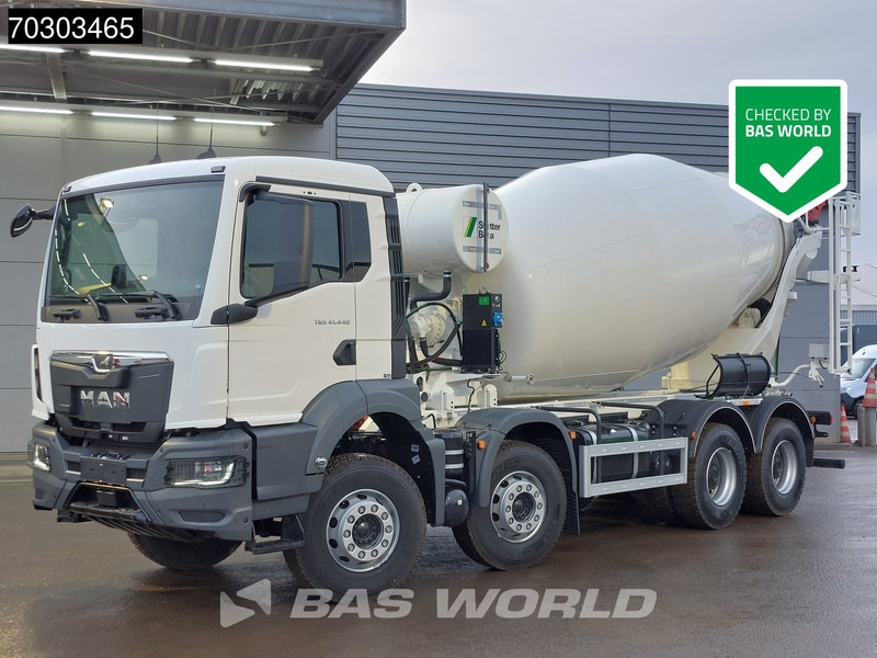 MAN TGS 41.440 8X4 NEW! 12m3 Stetter Mixer Big-Axle Steelsuspension Automatic Euro 6 - Betongbil: bild 1 MAN TGS 41.440 8X4 NEW! 12m3 Stetter Mixer Big-Axle Steelsuspension Automatic Euro 6 - Betongbil: bild 1