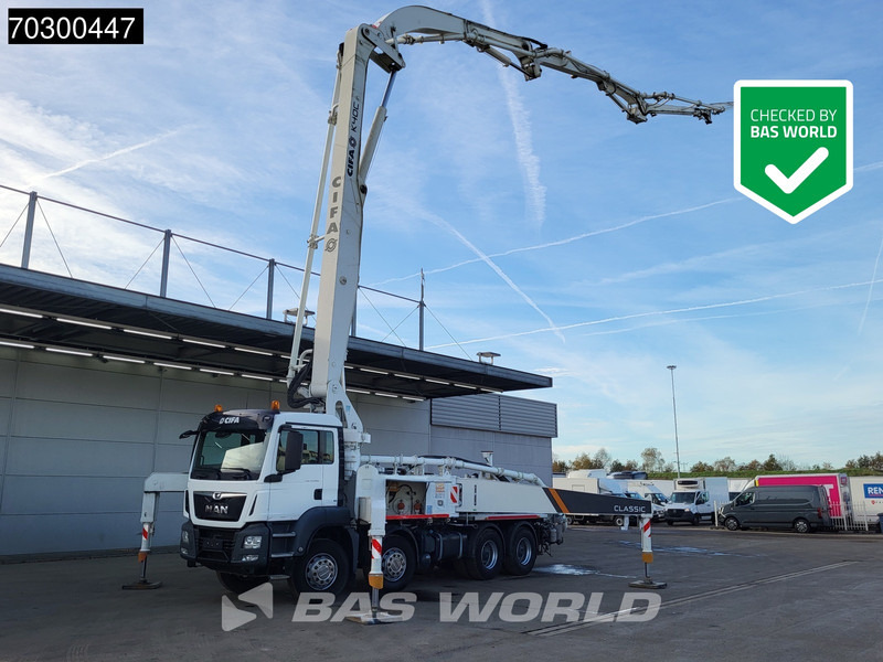 MAN TGS 41.460 8X4 CIFA K40C-PU1607 Pump 935hours! Big-Axle Steelsuspension Euro 6 - Betongpump: bild 1 MAN TGS 41.460 8X4 CIFA K40C-PU1607 Pump 935hours! Big-Axle Steelsuspension Euro 6 - Betongpump: bild 1