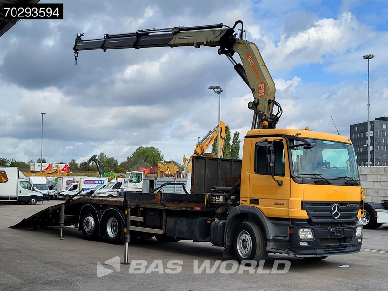 Mercedes-Benz Actros 2532 6X2 PM 30 T/M Crane Kran Remote Lift+Steering Axle 3-Pedals - Flakbil, Kranbil: bild 3 Mercedes-Benz Actros 2532 6X2 PM 30 T/M Crane Kran Remote Lift+Steering Axle 3-Pedals - Flakbil, Kranbil: bild 3