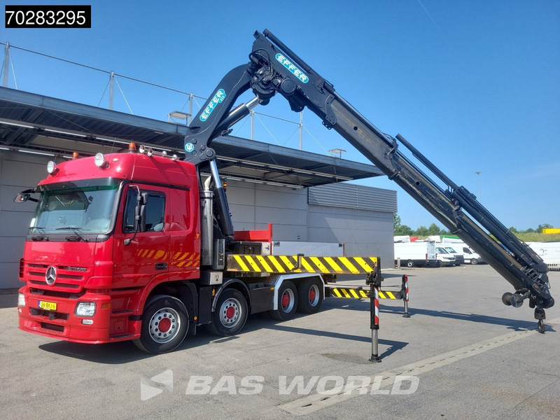 Mercedes-Benz Actros 2648 850 8X4 Effer 850/9S Kran Fifth wheel Big-Axle Automatic Euro 5 - Flakbil, Kranbil: bild 3 Mercedes-Benz Actros 2648 850 8X4 Effer 850/9S Kran Fifth wheel Big-Axle Automatic Euro 5 - Flakbil, Kranbil: bild 3