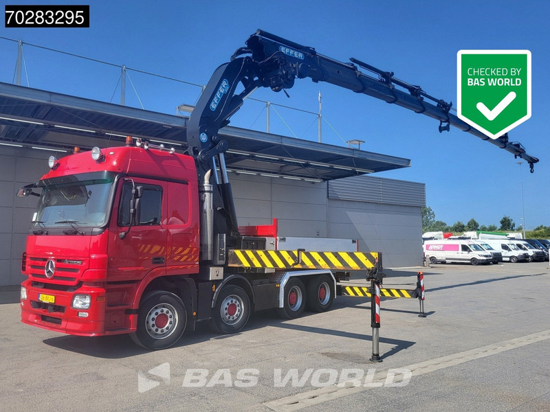 Mercedes-Benz Actros 2648 850 8X4 Effer 850/9S Kran Fifth wheel Big-Axle Automatic Euro 5 - Flakbil, Kranbil: bild 1 Mercedes-Benz Actros 2648 850 8X4 Effer 850/9S Kran Fifth wheel Big-Axle Automatic Euro 5 - Flakbil, Kranbil: bild 1