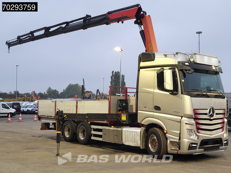 Mercedes-Benz Actros 2653 Actros 6X4 Palfinger PK34002 SH Kran Crane Retarder Xenon Euro 6 - Flakbil, Kranbil: bild 3 Mercedes-Benz Actros 2653 Actros 6X4 Palfinger PK34002 SH Kran Crane Retarder Xenon Euro 6 - Flakbil, Kranbil: bild 3