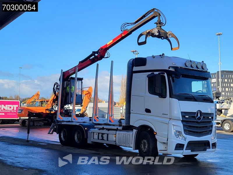 Mercedes-Benz Actros 2663 Actros 6X4 Timber truck FTG V10CX.81 wood crane Big-Axle Automatic Euro 6 - Timmerbil, Kranbil: bild 3 Mercedes-Benz Actros 2663 Actros 6X4 Timber truck FTG V10CX.81 wood crane Big-Axle Automatic Euro 6 - Timmerbil, Kranbil: bild 3