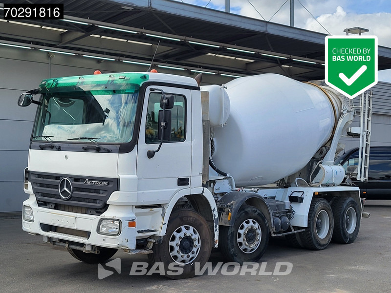 Mercedes-Benz Actros 3236 8X4 9M3 Stetter Mixer Big-Axle 3-Pedals Steelsuspension Euro 3 - Betongbil: bild 1 Mercedes-Benz Actros 3236 8X4 9M3 Stetter Mixer Big-Axle 3-Pedals Steelsuspension Euro 3 - Betongbil: bild 1