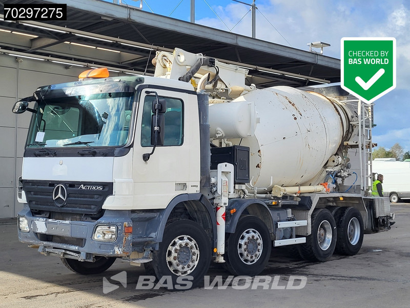 Mercedes-Benz Actros 3241 8X4 7m3 Putzmeister TMM 21-3 Mixer Big-Axle Steelsuspension 3-Pedals Euro 4 - Betongbil: bild 1 Mercedes-Benz Actros 3241 8X4 7m3 Putzmeister TMM 21-3 Mixer Big-Axle Steelsuspension 3-Pedals Euro 4 - Betongbil: bild 1