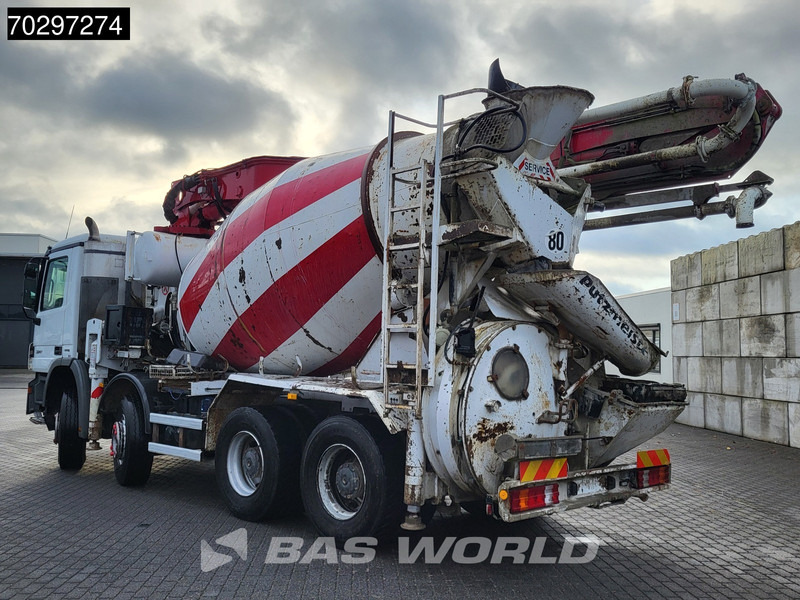Mercedes-Benz Actros 3241 8X4 Putzmeister M24-3 Pump + 9m3 LIEBHERR Mixer Steelsuspension 3-Pedals Euro 4 - Betongpump: bild 2 Mercedes-Benz Actros 3241 8X4 Putzmeister M24-3 Pump + 9m3 LIEBHERR Mixer Steelsuspension 3-Pedals Euro 4 - Betongpump: bild 2