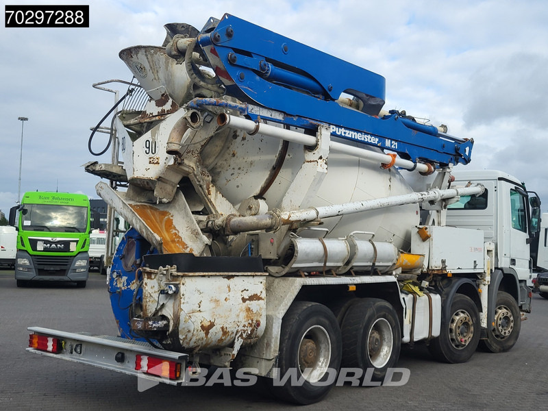 Mercedes-Benz Actros 3241 8X4 Putzmeister TMM 21 +7m3 Liebherr PUMI Steelsuspension 3-Pedals Euro 3 - Betongpump: bild 5 Mercedes-Benz Actros 3241 8X4 Putzmeister TMM 21 +7m3 Liebherr PUMI Steelsuspension 3-Pedals Euro 3 - Betongpump: bild 5