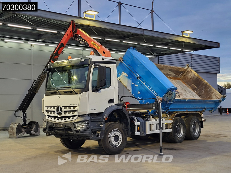 Mercedes-Benz Arocs 3343 6X4 Palfinger PK12.501 SLD Kran Crane 7m3 tipper Big-Axle Automatic Euro 6 - Tippbil lastbil, Kranbil: bild 5 Mercedes-Benz Arocs 3343 6X4 Palfinger PK12.501 SLD Kran Crane 7m3 tipper Big-Axle Automatic Euro 6 - Tippbil lastbil, Kranbil: bild 5