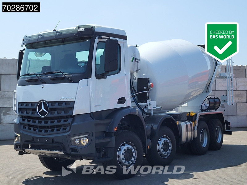 Mercedes-Benz Arocs 4145 8X4 NEW! 10m3 Schwing Stetter Mixer Manual Big-Axle Steel suspension Euro 3 - Betongbil: bild 1 Mercedes-Benz Arocs 4145 8X4 NEW! 10m3 Schwing Stetter Mixer Manual Big-Axle Steel suspension Euro 3 - Betongbil: bild 1