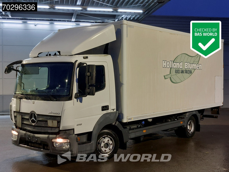 Mercedes-Benz Atego 818 4X2 8tonner Automatic 1000kg Ladebordwand Airco Cruise control Euro 6 - Lastbil med skåp: bild 1 Mercedes-Benz Atego 818 4X2 8tonner Automatic 1000kg Ladebordwand Airco Cruise control Euro 6 - Lastbil med skåp: bild 1
