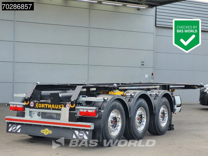 Orthaus 3 axles NEW Lift Axle 20ft 25ft Tank ADR - Containerbil/ Växelflak semitrailer: bild 1 Orthaus 3 axles NEW Lift Axle 20ft 25ft Tank ADR - Containerbil/ Växelflak semitrailer: bild 1