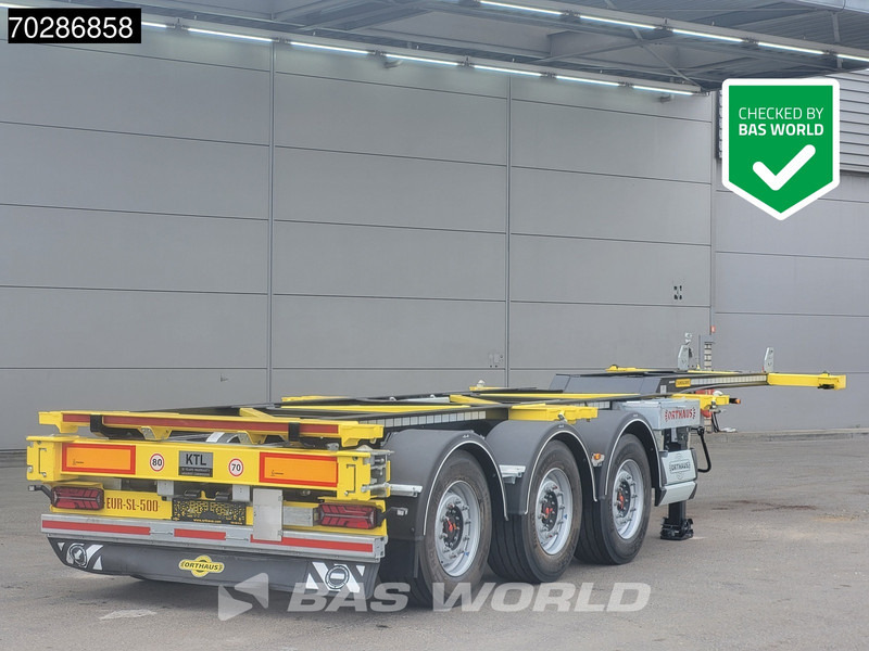 Orthaus CGS (Euro Slider 500) 3 axles Multi 45ft Lift Axle extendable SAF - Containerbil/ Växelflak semitrailer: bild 1 Orthaus CGS (Euro Slider 500) 3 axles Multi 45ft Lift Axle extendable SAF - Containerbil/ Växelflak semitrailer: bild 1