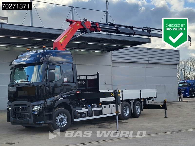 Renault C 480 6X2 NEW! Palfinger PK41002 EH Crane Kran ACC Euro 6 - Flakbil, Kranbil: bild 1 Renault C 480 6X2 NEW! Palfinger PK41002 EH Crane Kran ACC Euro 6 - Flakbil, Kranbil: bild 1