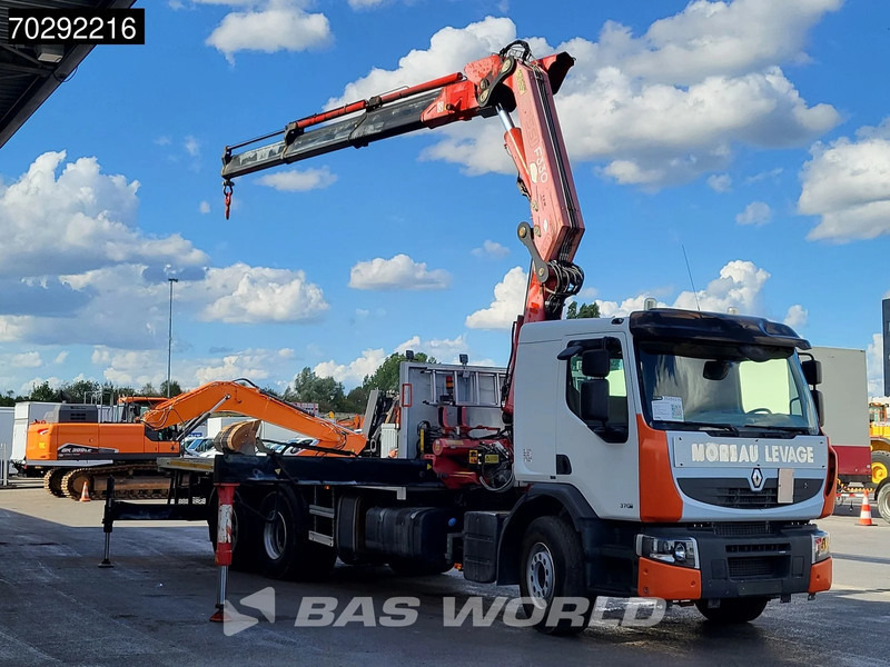 Renault Premium 370 6X2 Fassi F330B.23 Kran Crane Manual Big-Axle Lift-Axle Euro 4 - Flakbil, Kranbil: bild 3 Renault Premium 370 6X2 Fassi F330B.23 Kran Crane Manual Big-Axle Lift-Axle Euro 4 - Flakbil, Kranbil: bild 3