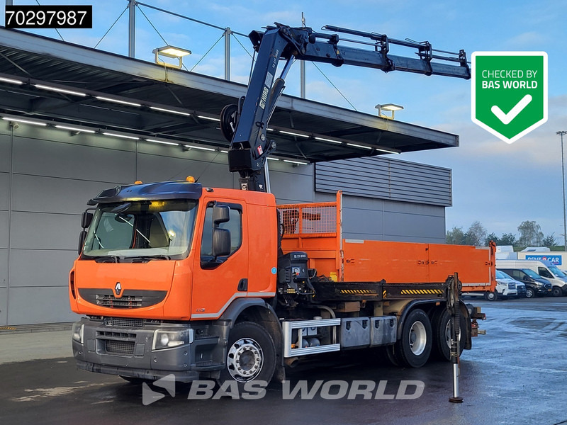 Renault Premium 430 Lander 6X4 HIAB 211 EP-4 Crane Kran Tipper Big-Axle Euro 5 - Tippbil lastbil, Kranbil: bild 1 Renault Premium 430 Lander 6X4 HIAB 211 EP-4 Crane Kran Tipper Big-Axle Euro 5 - Tippbil lastbil, Kranbil: bild 1