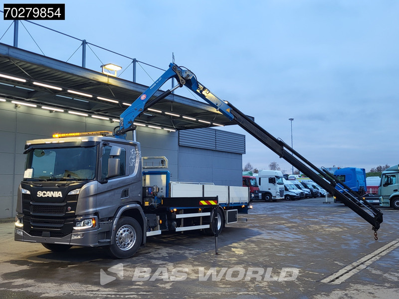 Scania P280 4X2 HMF 1420K-RC Kran Crane Leather seats Automatic Euro 6 - Flakbil, Kranbil: bild 5 Scania P280 4X2 HMF 1420K-RC Kran Crane Leather seats Automatic Euro 6 - Flakbil, Kranbil: bild 5