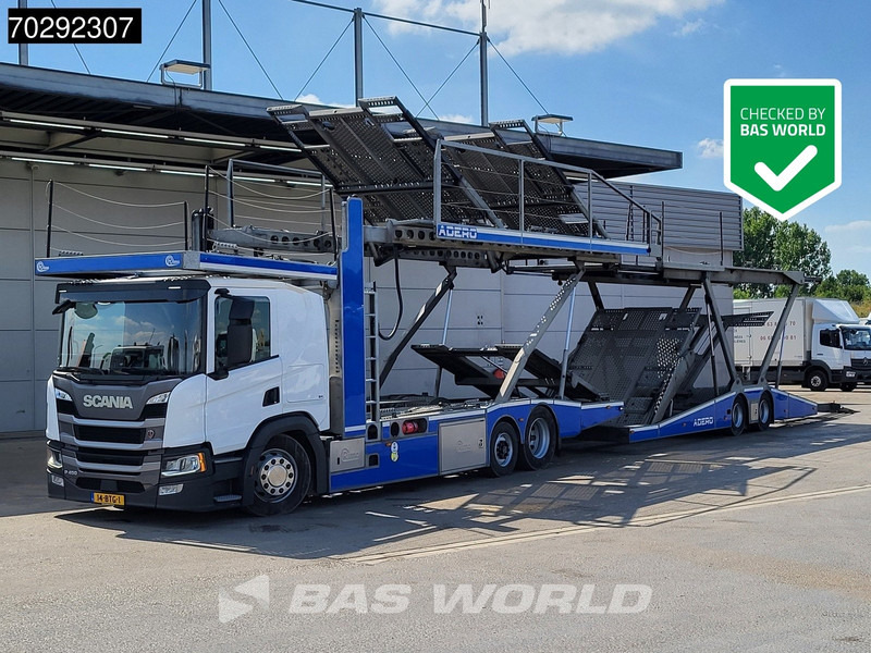 Scania P450 6X2 NL-Truck Car transporter Retarder Standklima Navi ACC LED Euro 6 - Biltransportbil lastbil: bild 1 Scania P450 6X2 NL-Truck Car transporter Retarder Standklima Navi ACC LED Euro 6 - Biltransportbil lastbil: bild 1