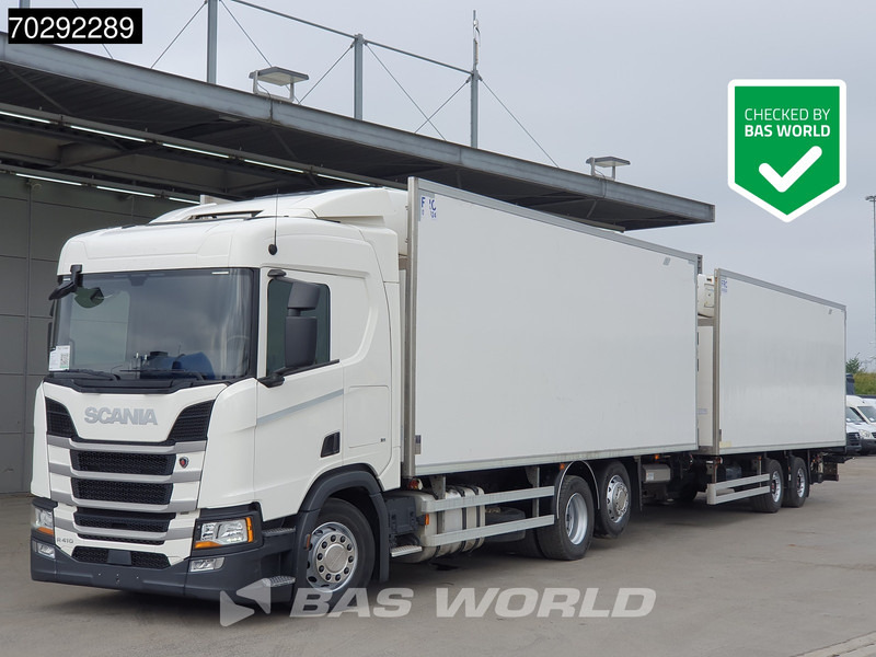Scania R410 6X2 Carrier Supra 1250 MT Retarder Lamberet Liftachse ACC Euro 6 - Kylbil lastbil: bild 1 Scania R410 6X2 Carrier Supra 1250 MT Retarder Lamberet Liftachse ACC Euro 6 - Kylbil lastbil: bild 1